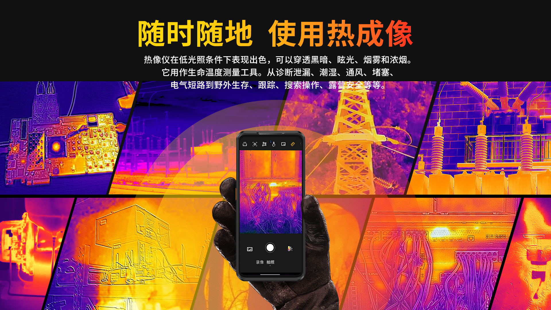红外热成像防爆手机